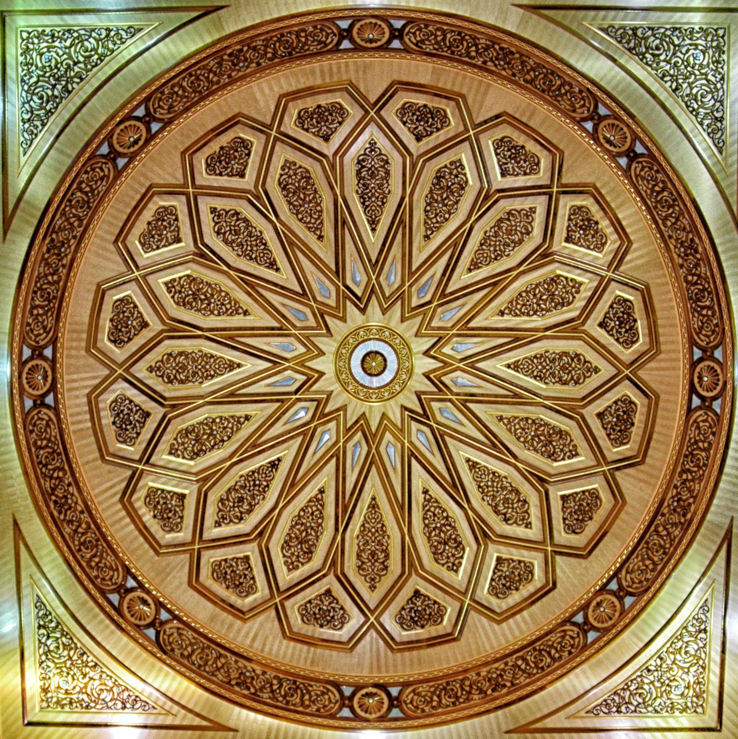 Masjid an-Nabawi, Ceiling Medina, Saudi Arabia