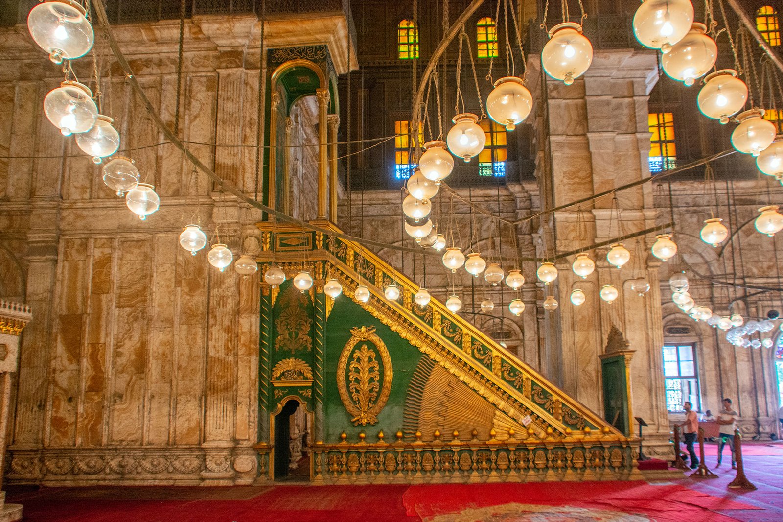 Muhammad 'Ali Mosque Citadel, 1848 Ottoman Minbar Cairo, Egypt